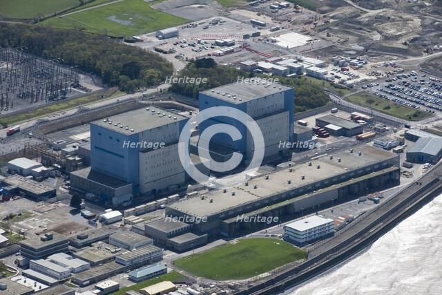 Hinkley Point A Nuclear Power Station, Somerset, c2010s(?). Artist: Damian Grady.