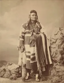 Hinmatóowyalahtq’it (Chief Joseph), 1879. Creator: Charles Milton Bell