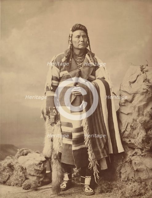 Hinmatóowyalahtq’it (Chief Joseph), 1879. Creator: Charles Milton Bell.