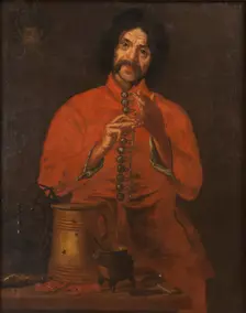 Hinric Hasenberger, the Court Jester, 1652. Creator: David Klocker Ehrenstrahl