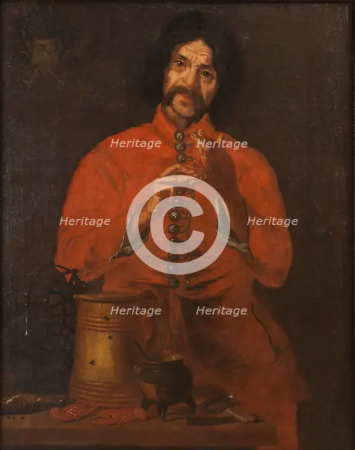 Hinric Hasenberger, the Court Jester, 1652. Creator: David Klocker Ehrenstrahl.