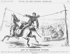Hint to Near-Sighted Officers 1867. Creator: Georgina Bowers