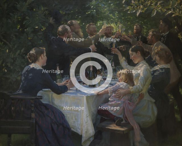Hip, Hip, Hurrah!, 1888. Creator: Krøyer, Peder Severin (1851-1909).