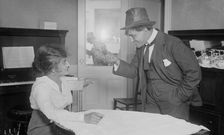 Hipolito Lazaro & wife, 1917. Creator: Bain News Service