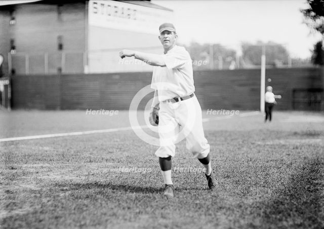 Hippo Vaughn, Washington Al (Baseball), 1912. Creator: Harris & Ewing.