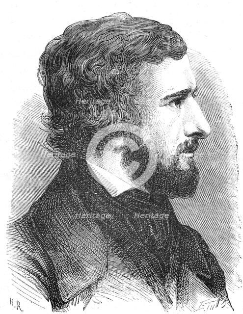 Hippolyte Fizeau, French physicist, 1870. Artist: Unknown