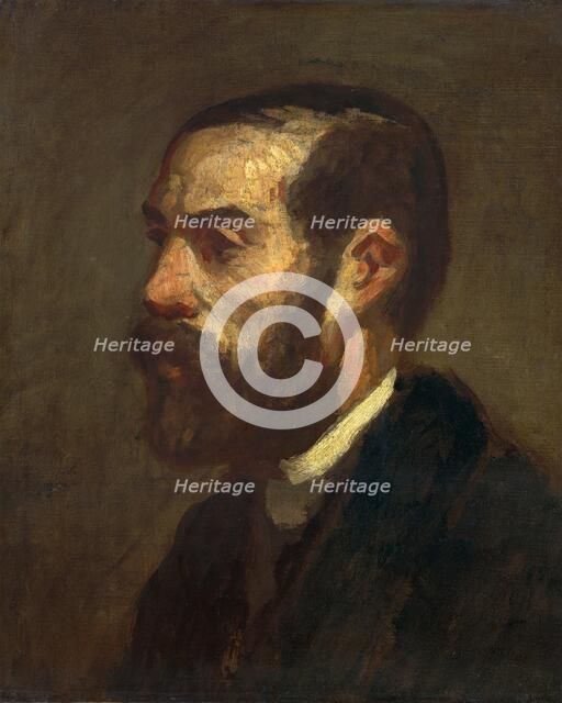 Hippolyte Lavoignat, c. 1860. Creator: Honore Daumier.