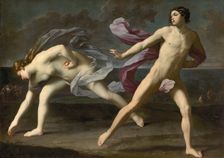 Hippomenes and Atalanta, 1618-1619. Creator: Guido Reni