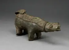 Hippopotamus, Nigeria, 9th/mid-19th century. Creator: Unknown