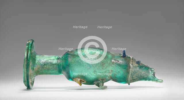 Hippopotamus Flask, 3rd-4th century A.D. Creator: Unknown.