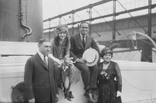 Hiram Abrams, [Mary] Pickford - [Doug] Fairbanks - Mrs. Pickford, between c1915 and c1920. Creator: Bain News Service