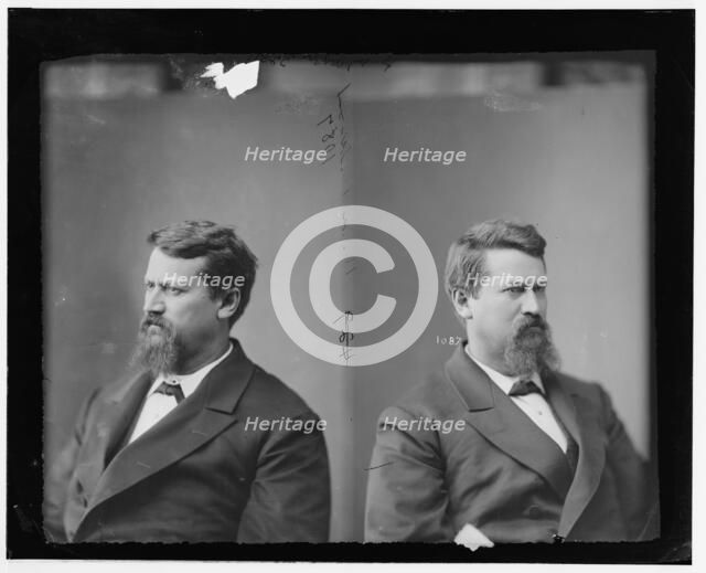 Hiram Barber Jr. of Illinois, 1865-1880. Creator: Unknown.