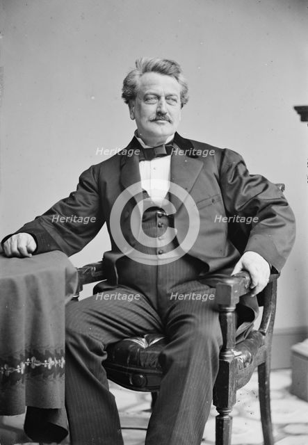 Hiram Barney, between 1855 and 1865. Creator: Unknown.