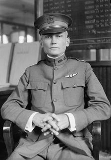 Hiram Bingham, Aviator - At Desk, 1917. Creator: Harris & Ewing
