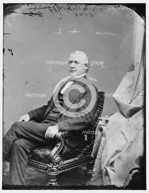 Hiram McCullough of Maryland, between 1860 and 1875. Creator: Unknown.