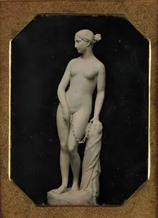 Hiram Powers's Sculpture of the Greek Slave, ca. 1850. Creator: Unknown