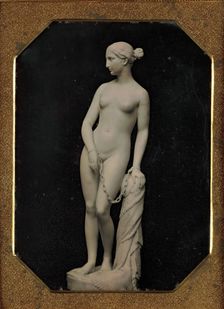 Hiram Powers's Sculpture of the Greek Slave, ca. 1850. Creator: Unknown