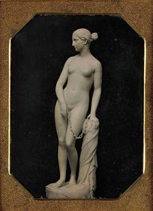 Hiram Powers's Sculpture of the Greek Slave, ca. 1850. Creator: Unknown