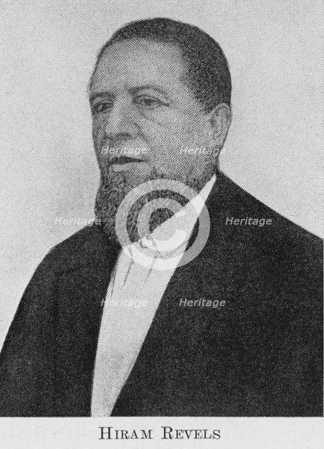 Hiram Revels, 1921. Creator: Unknown.