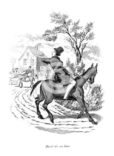 'Hired for an Hour', 19th century. Artist: Unknown