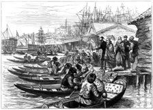 Hiring a Caique, Constantinople 1877