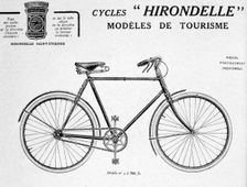 Hirondelle Saint Etienne Bicycle Tourism Advertisement, 20th century