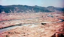 Hiroshima, Japan, after the dropping of the atom bomb in August 1945