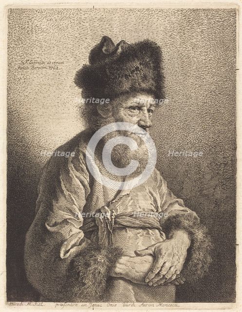 Hirsch Michel, 1762. Creator: Georg Friedrich Schmidt.