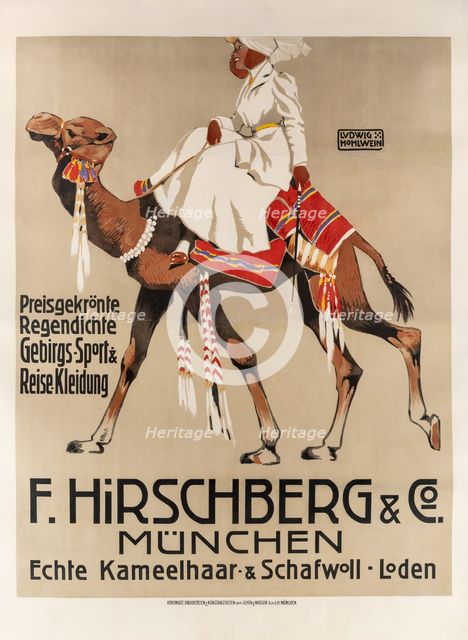 Hirschberg & Co. Sports and travel clothing, 1907. Creator: Hohlwein, Ludwig (1874-1949).