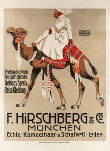 Hirschberg & Co. Sports and travel clothing, 1907. Creator: Hohlwein, Ludwig (1874-1949)