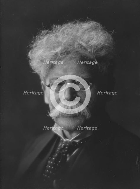 Hirth, Friedrich, Professor, portrait photograph, 1917 May 24. Creator: Arnold Genthe.