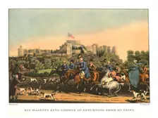 His Majesty King George III Returning from Hunting early-mid 19th century, (c1955). Creator: Matthew Dubourg