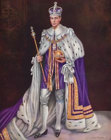 His Majesty King George VI 1937. Artist: Louis Dezart