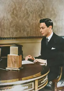 His Majesty Speaks to His Empire 1937. Creator: BBC