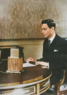 His Majesty Speaks to His Empire 1937. Creator: BBC