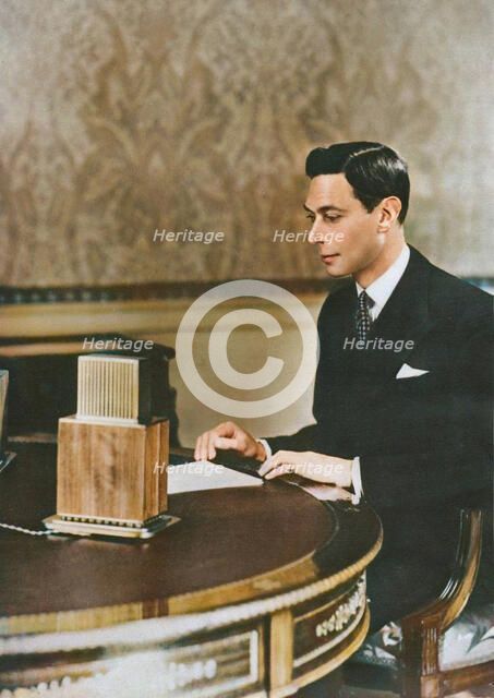'His Majesty Speaks to His Empire', 1937. Creator: BBC.