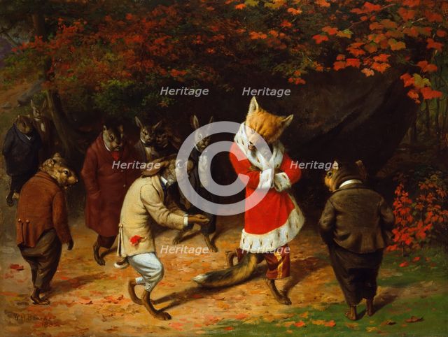 His Majesty Receives, 1885. Creator: William Holbrook Beard.