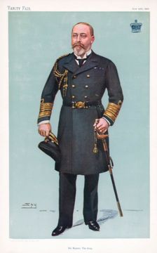 His Majesty the King 1902. Artist: Spy