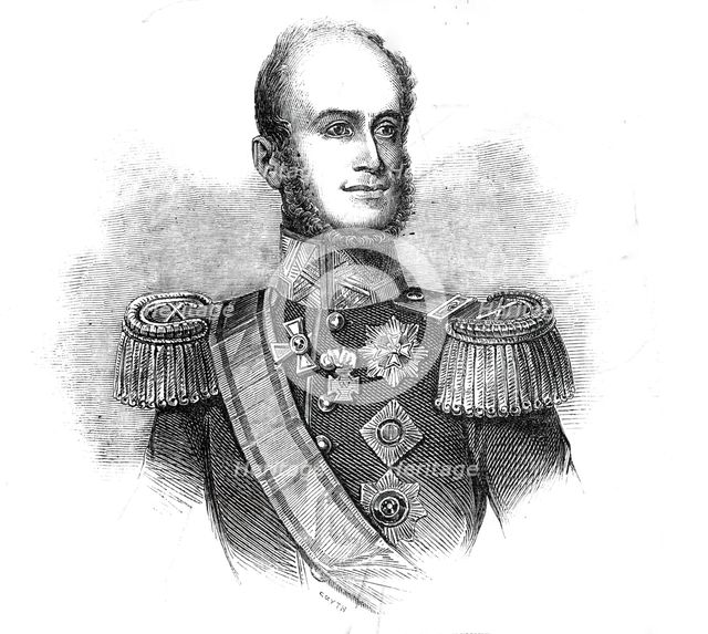His Majesty the King of Holland, drawn by Baugniet, 1845. Creator: Unknown.