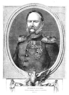 His Majesty the King of Prussia, crowned at Königsberg, 1861. Creator: Unknown