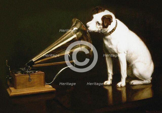 His Master's Voice, 1899. Creator: Barraud, Francis (1856-1924).