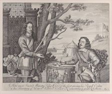 His most Sacred Majesty King Charles the first giving his Royal Orders to his Secretary of..., 1705. Creator: Anon