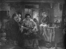 His Only Pair, 1860, (1917). Artist: Thomas Faed
