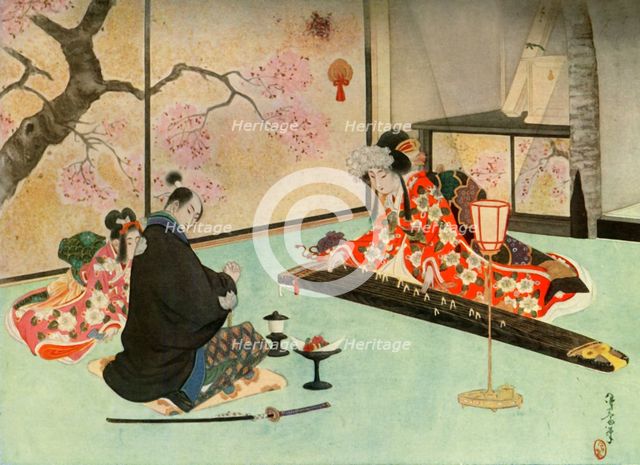 'His beautiful hostess...began to sing a wild and beautiful air', 1919. Creator: Unknown.