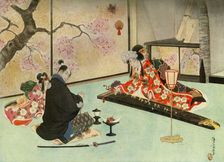 His beautiful hostess...began to sing a wild and beautiful air 1919. Creator: Unknown