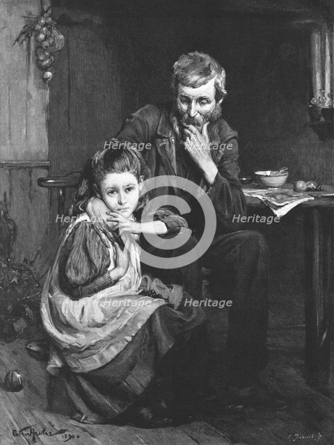 ''His Daughter's Bairn", after Arthur Hacker', 1891. Creator: Unknown.