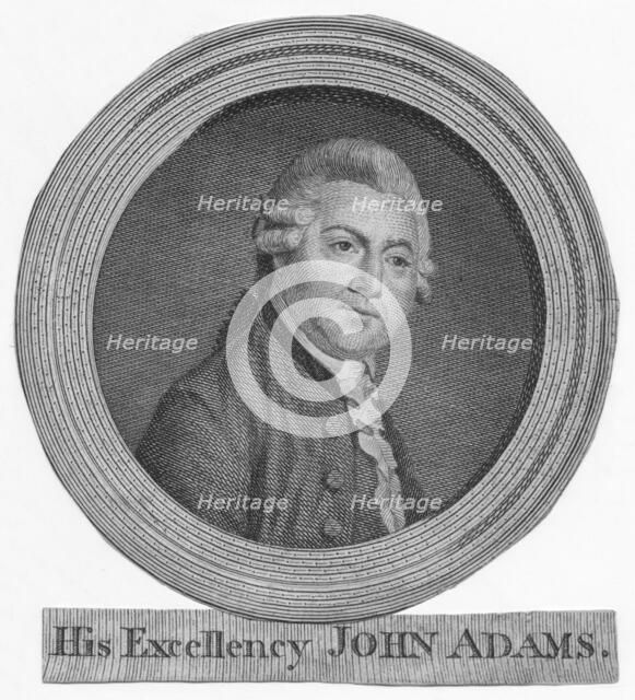 'His Excellency John Adams', c1783. Creator: Unknown.