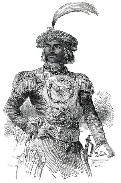 His Excellency Jung Bahadoor, Ambassador from the Court of Nepaul, 1850. Creator: Unknown.