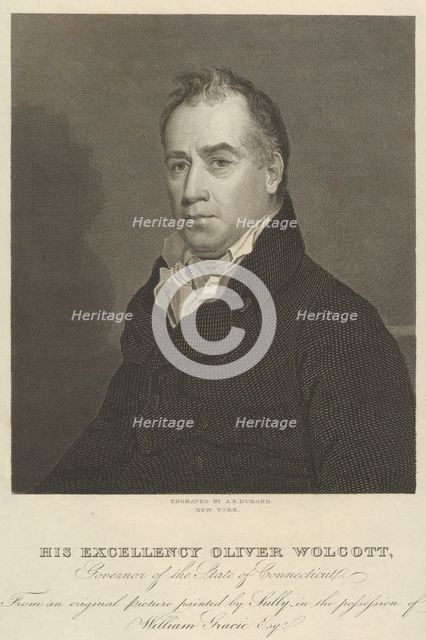 His Excellency Oliver Wolcott, Governor of the State of Connecticut, 1820. Creator: Asher Brown Durand.