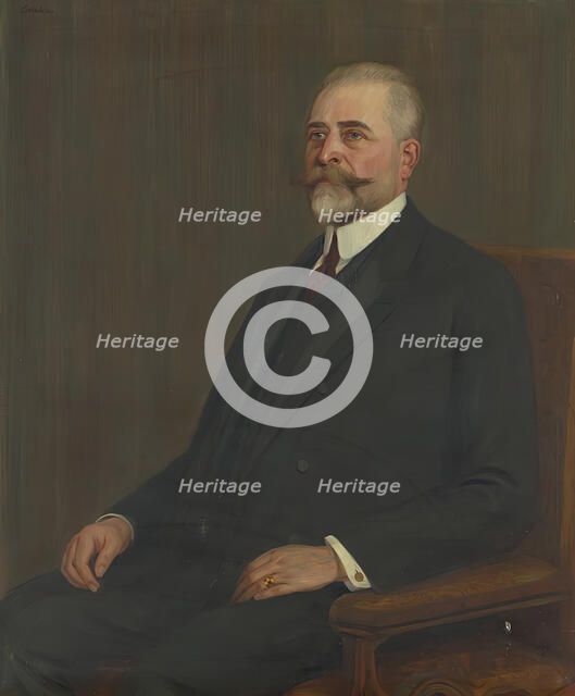 His Excellency Moritz Graf Vetter von der Lilie, 1901-1907 President of the House of..., 1910. Creator: Ludwig Wieden.